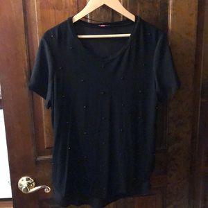 VINCE CAMUTO black short sleeve top